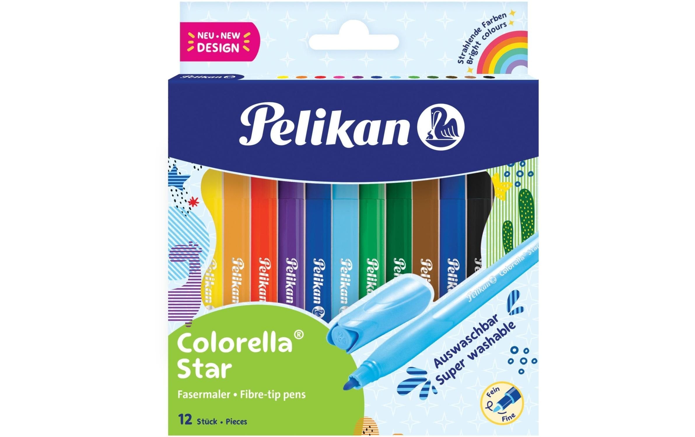 Pelikan Filzstift Colorella Star 0.6 mm, 12 Farben
