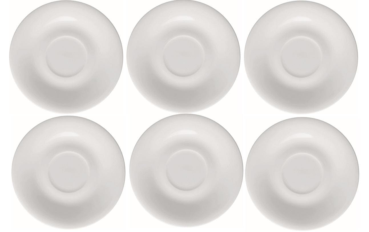 Arthur Krupp Untertasse Neve Ø 15 cm, 6 Stück, Weiss
