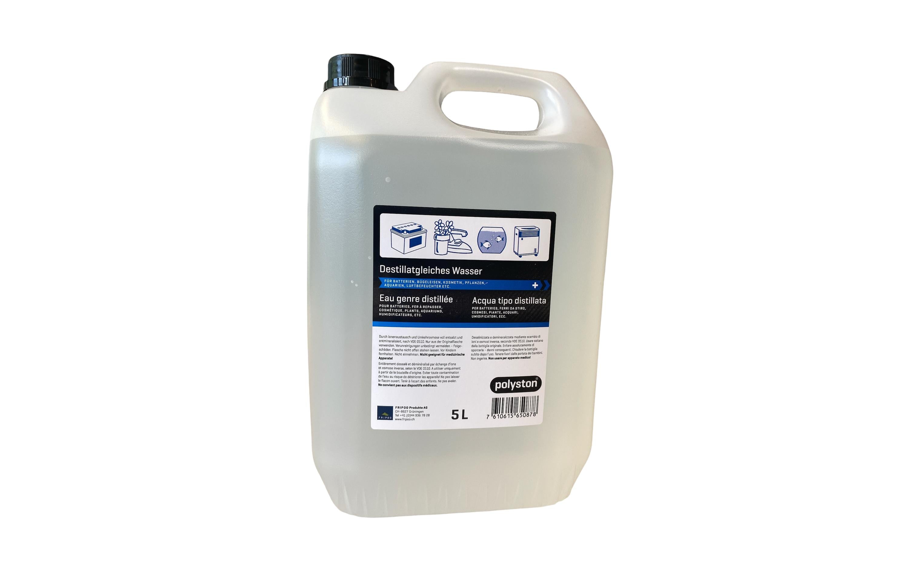 Polyston Destillatgleiches Wasser 5 l