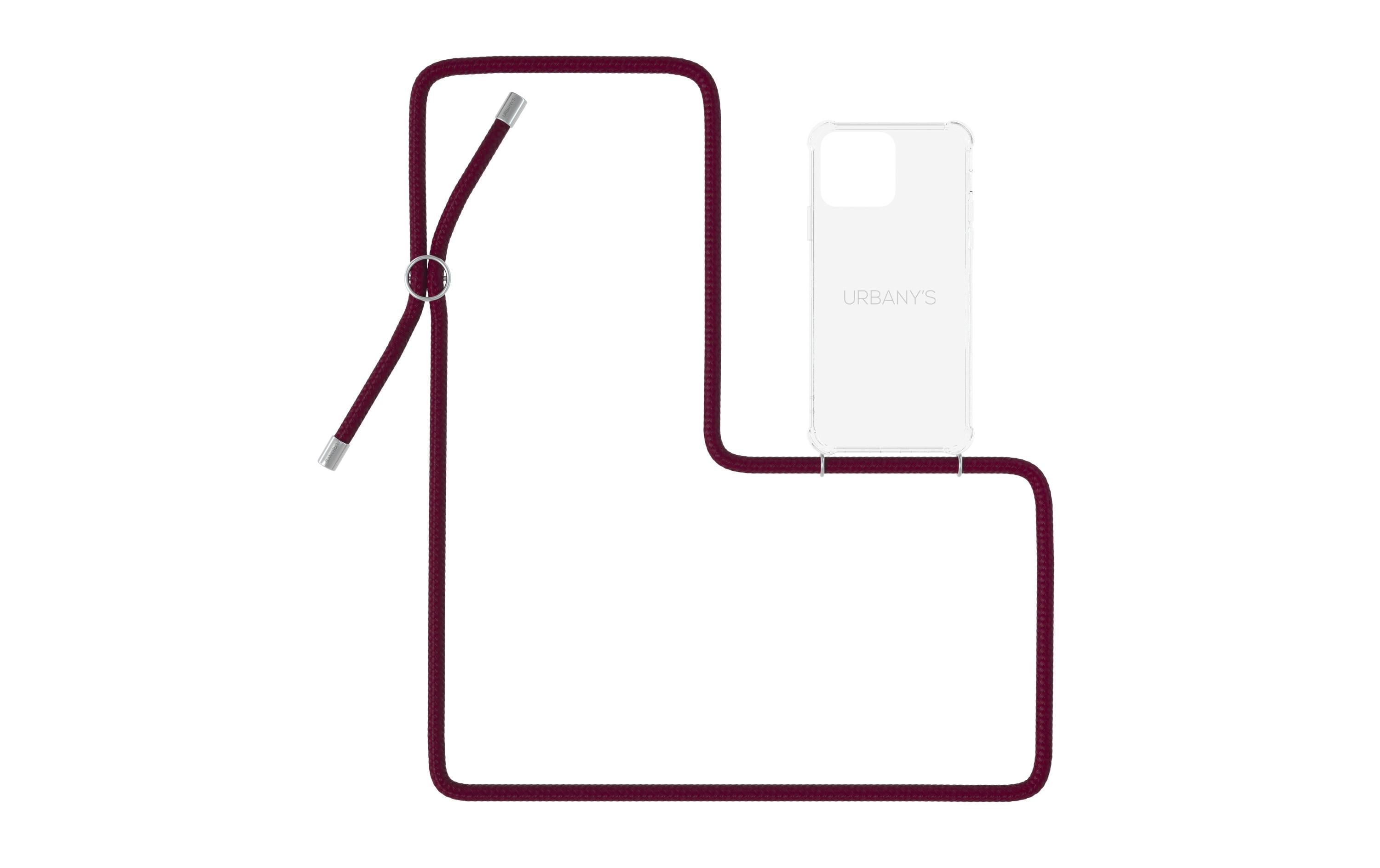 Urbany's Necklace Case iPhone 14 Pro Red Wine