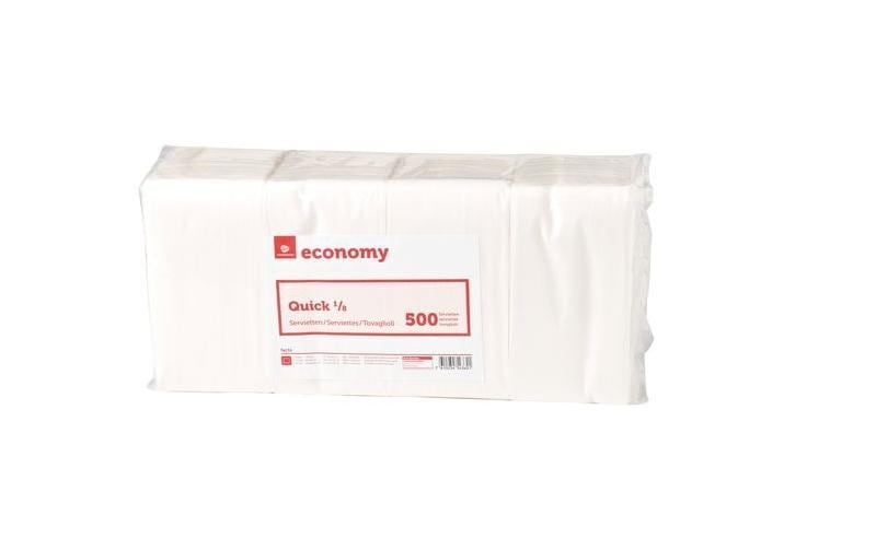 Haushaltsware Papierservietten Quick 33 cm x 33 cm, 500 Stück