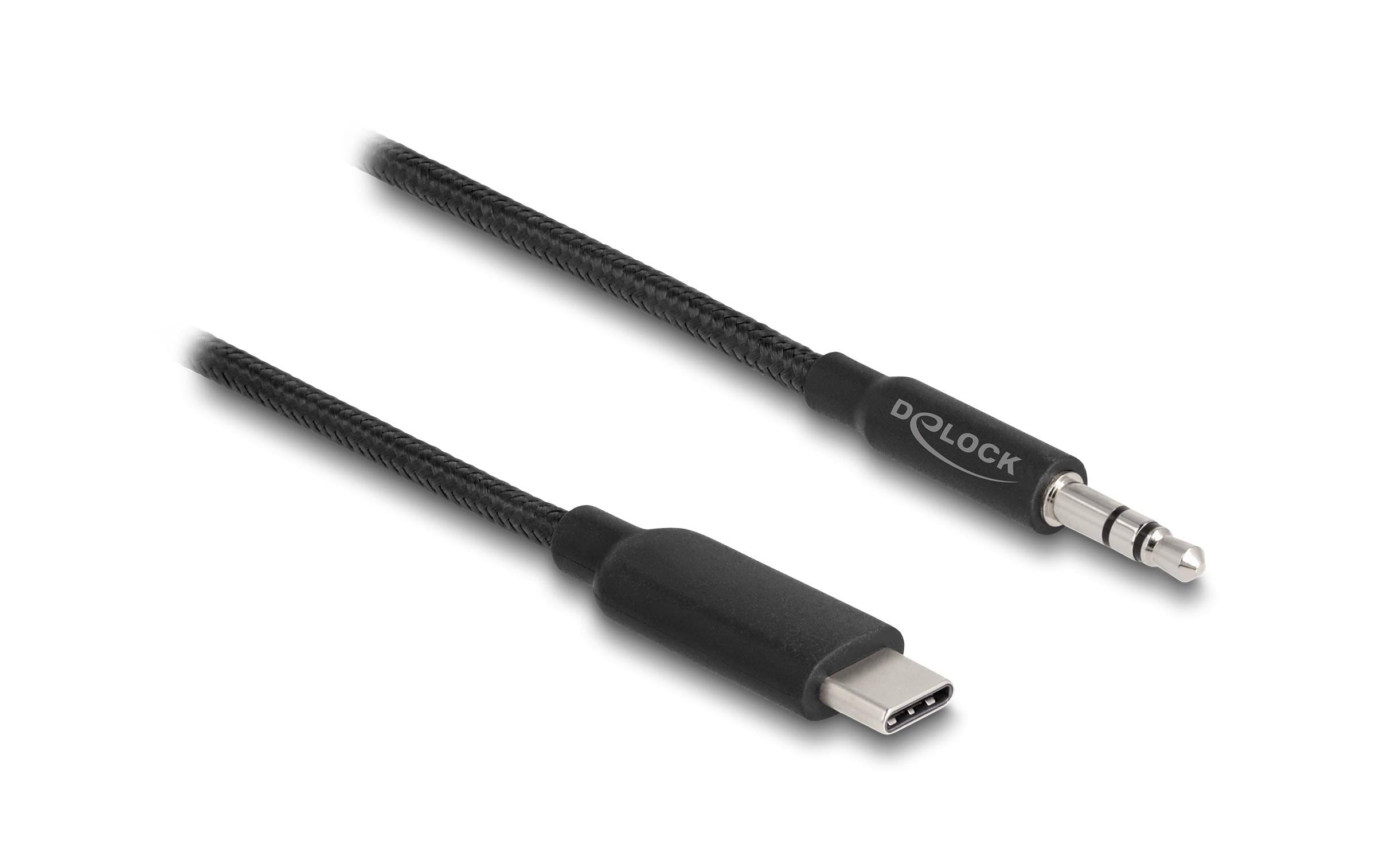 Delock Audio-Kabel USB-C - 3.5 mm Klinke 1 m