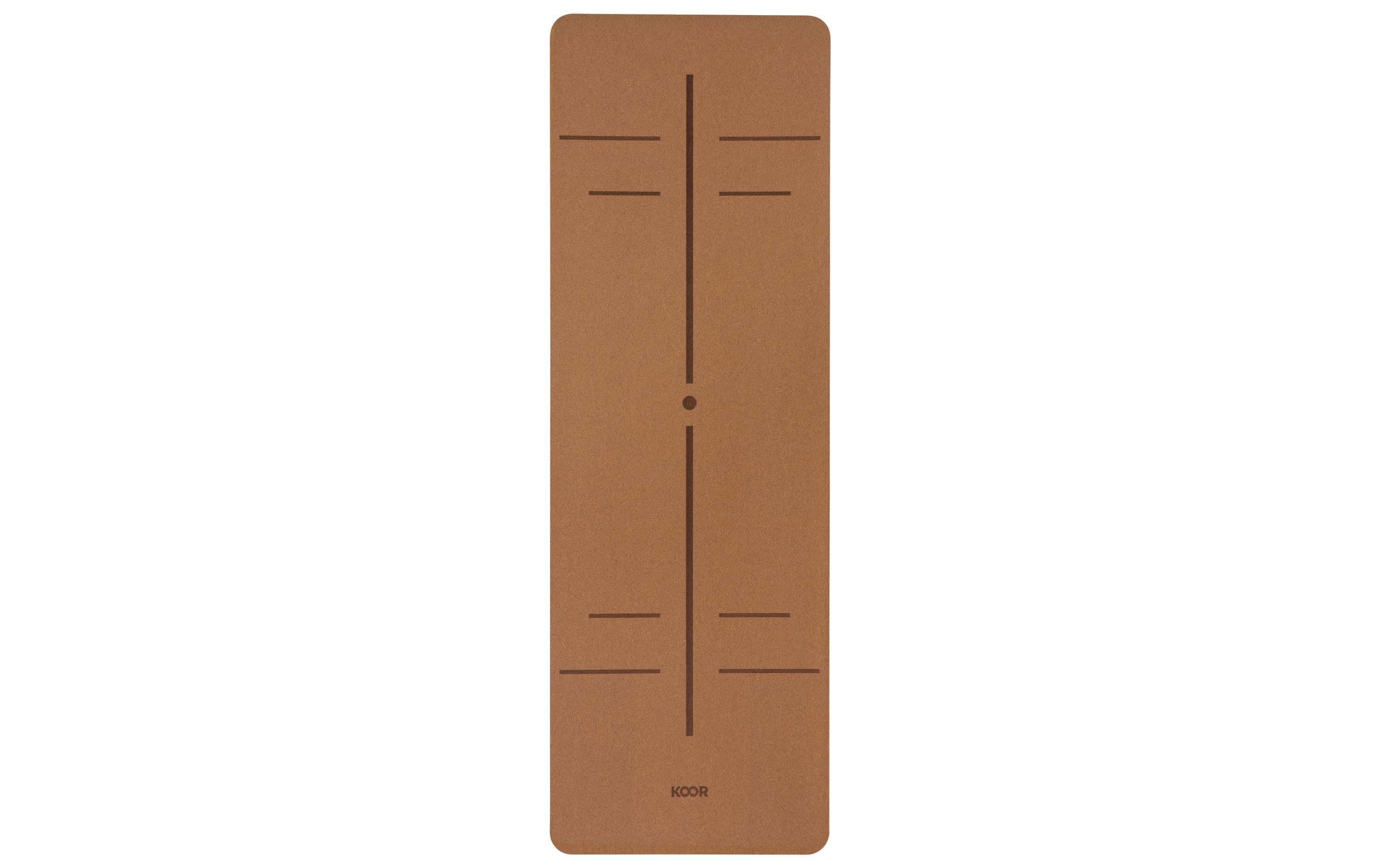 KOOR Yogamatte Kork Pro 183 x 61 x 0.6 cm