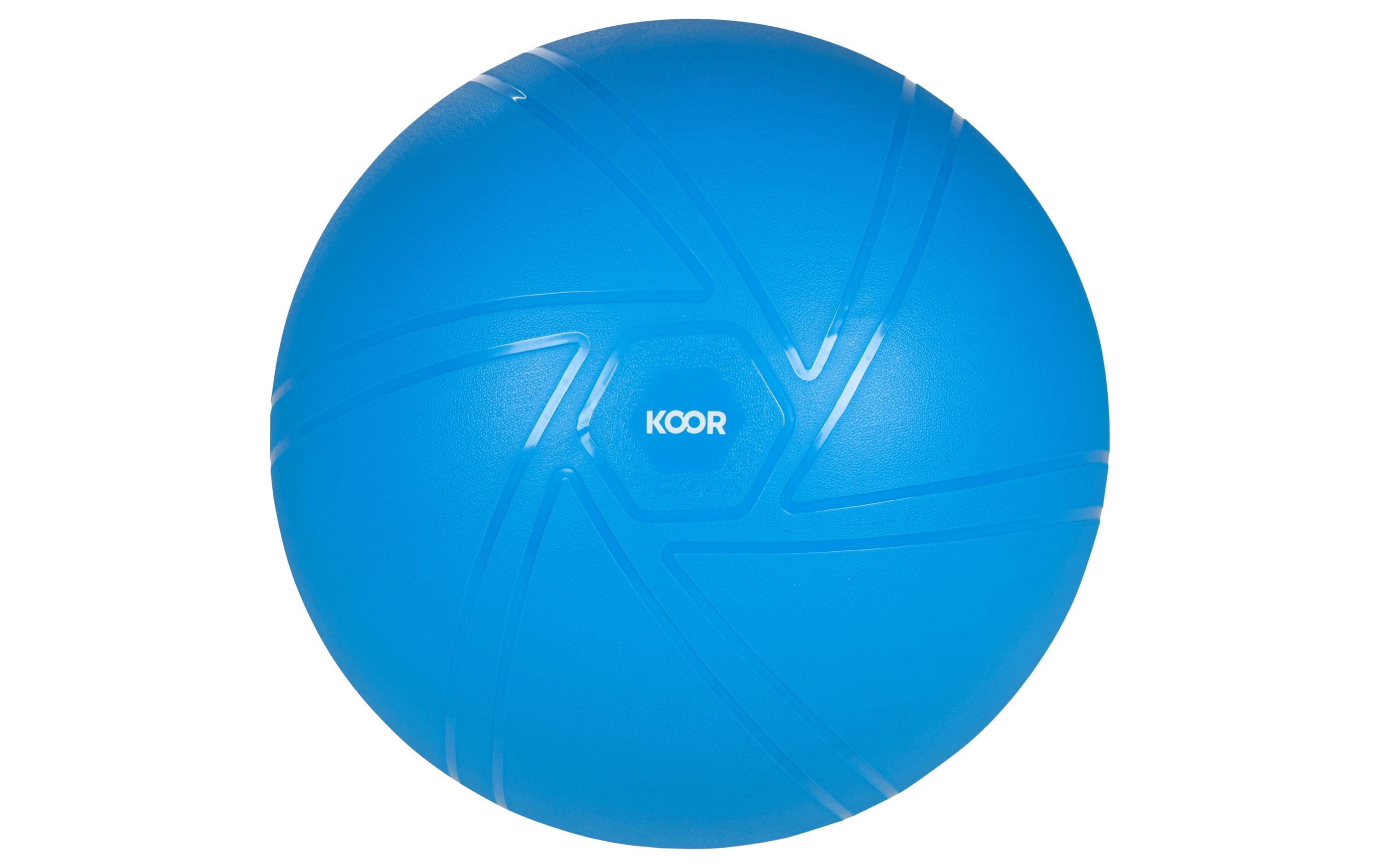 KOOR Gymnastikball 75 cm, Blau