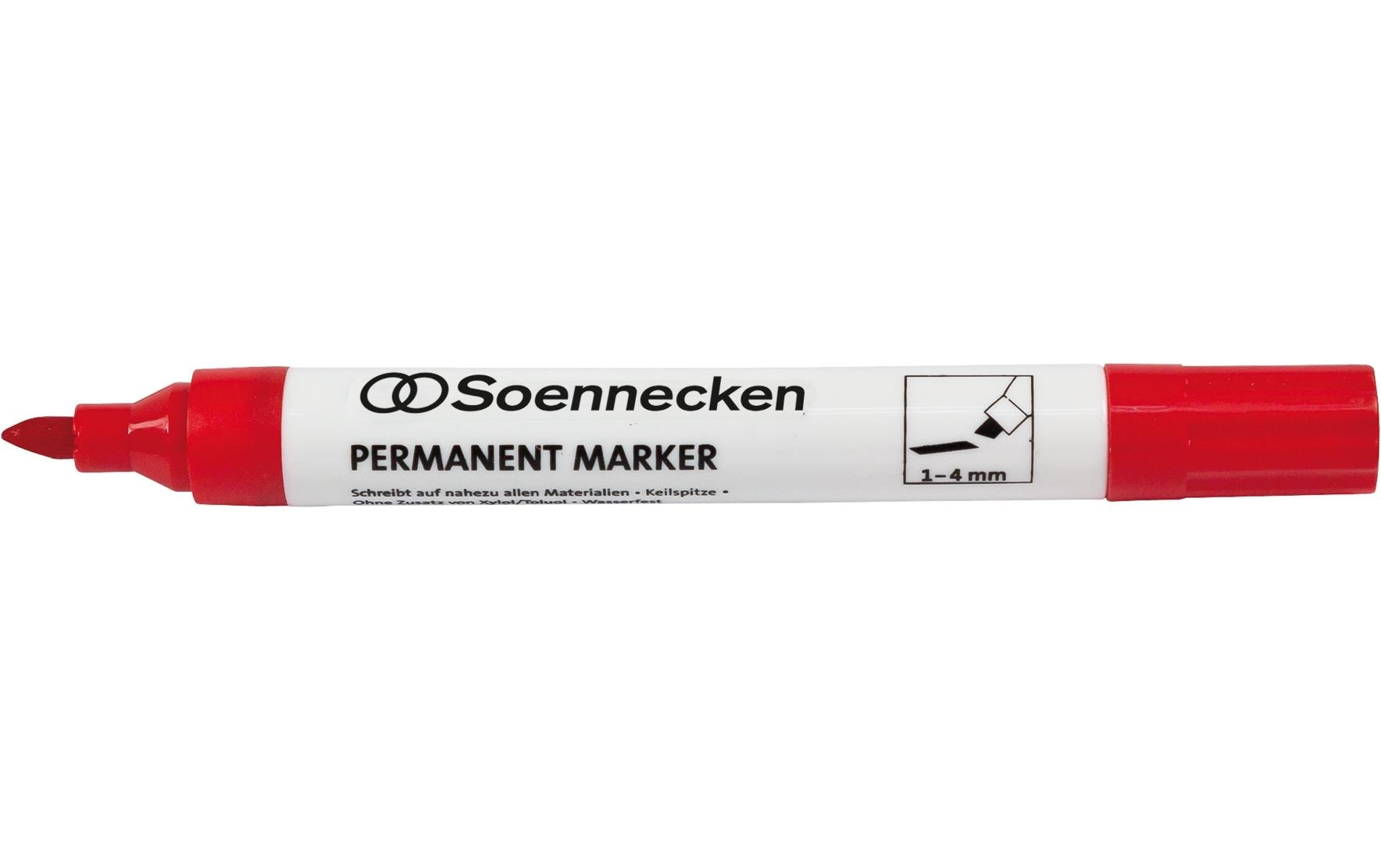 Soennecken Permanent-Marker Rot
