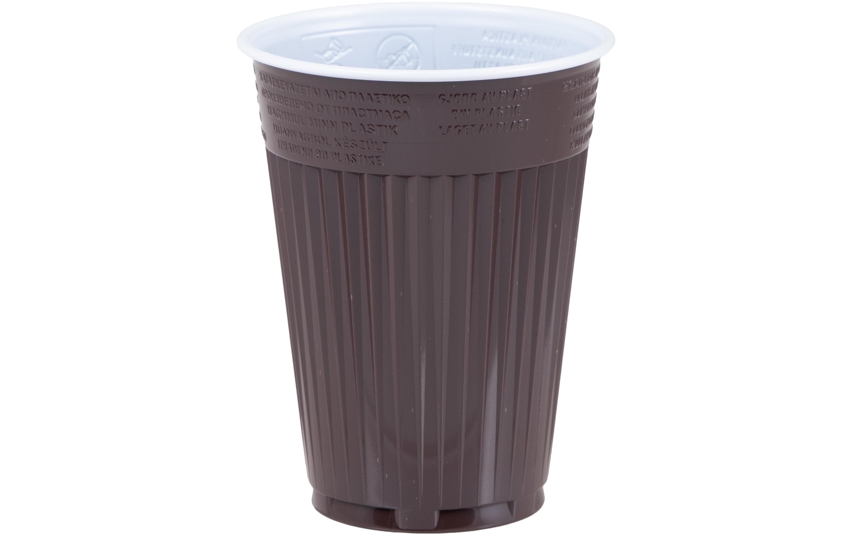 ELCO Einweg-Kaffeebecher 180 ml, 100 Stück, Braun
