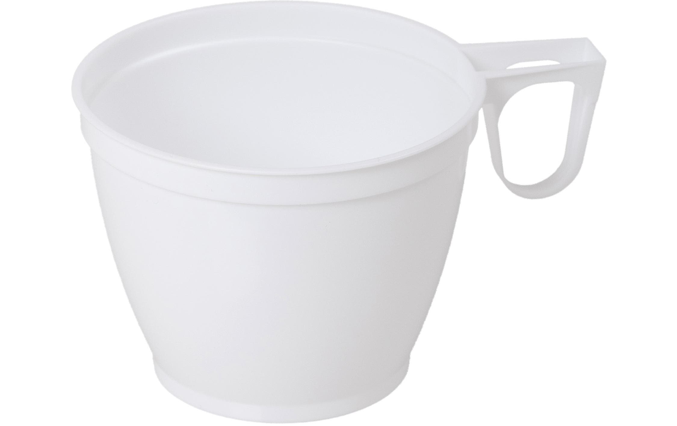 ELCO Einweg-Kaffeebecher 180 ml, 50 Stück, Weiss