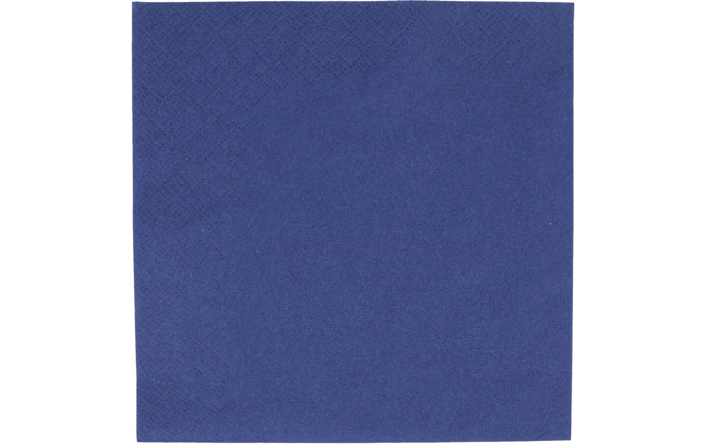 ELCO Papierservietten 33 cm x 33 cm, 100 Stück, Blau