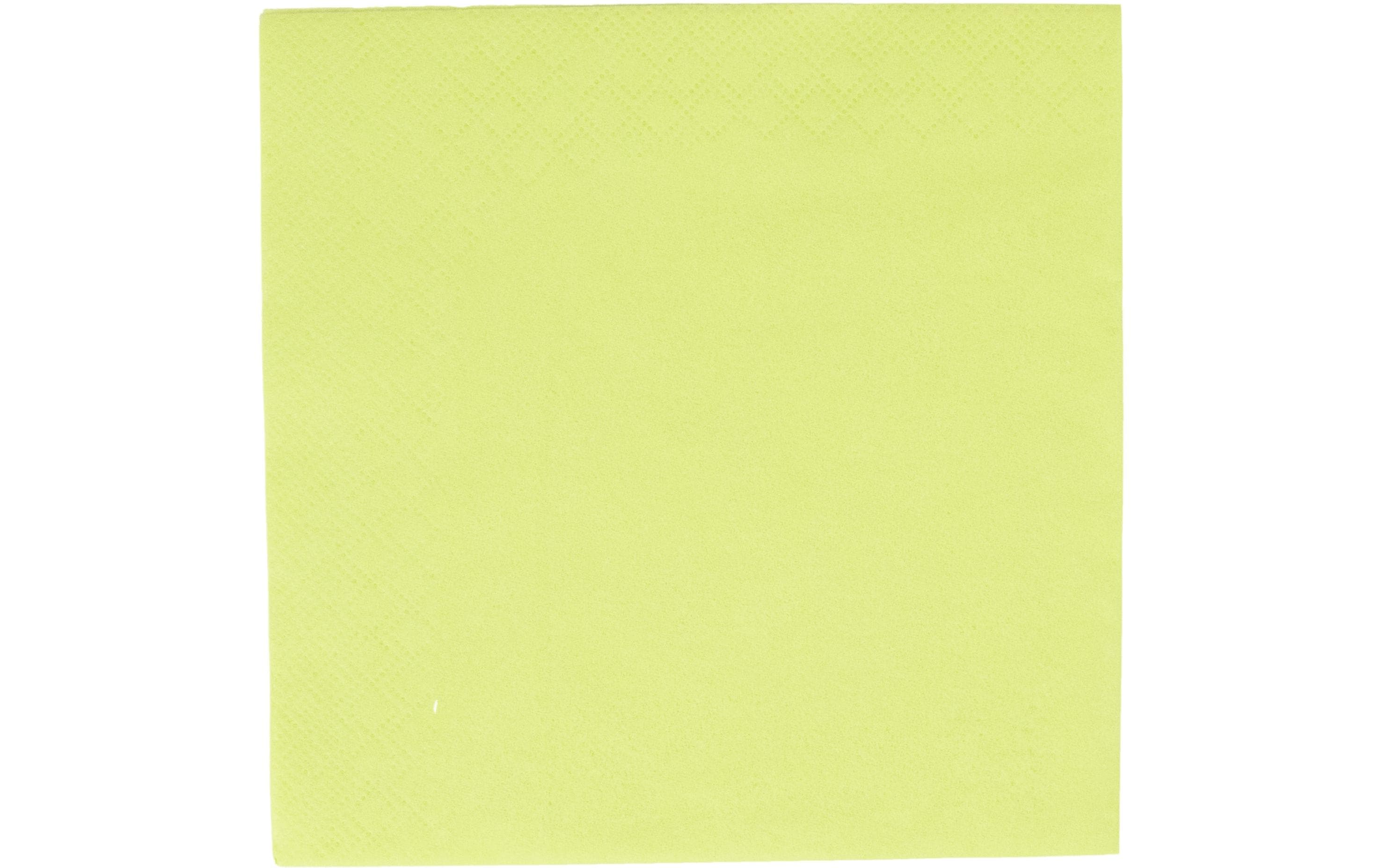 ELCO Papierservietten 33 cm x 33 cm, 100 Stück, Limette