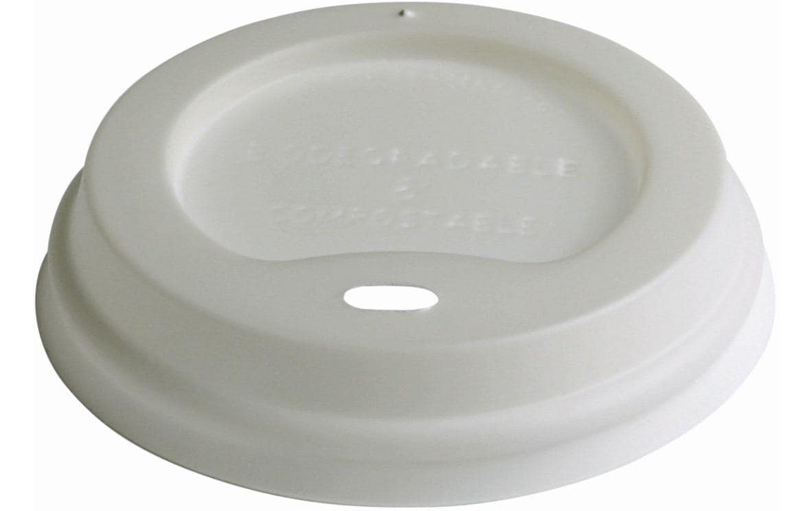 Haushaltsware Deckel zu 180 ml Kaffeebecher, 50 Stück, Weiss