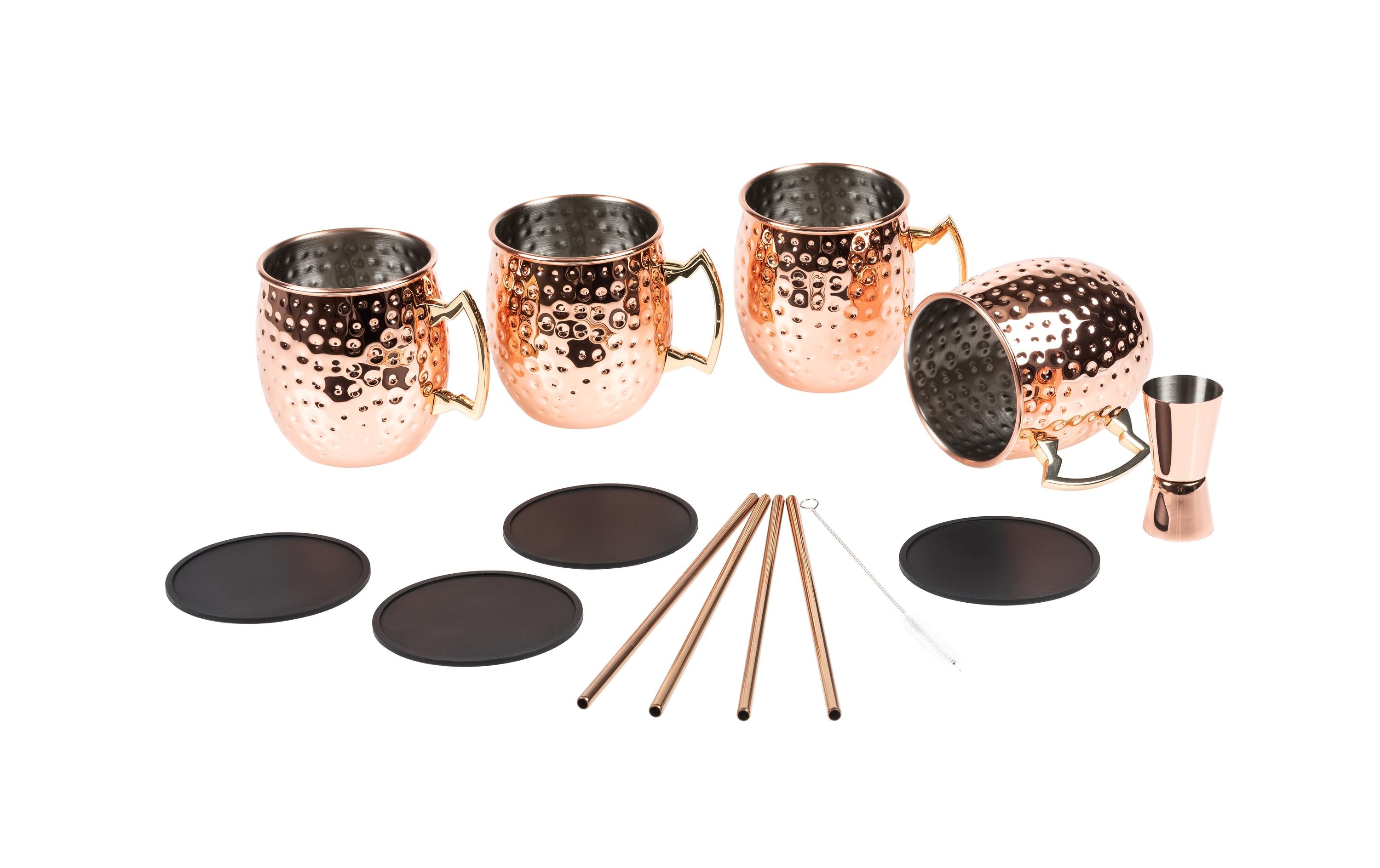 COCON Cocktailbecher Moscow Mule 500 ml, 4 Stück, Kupfer