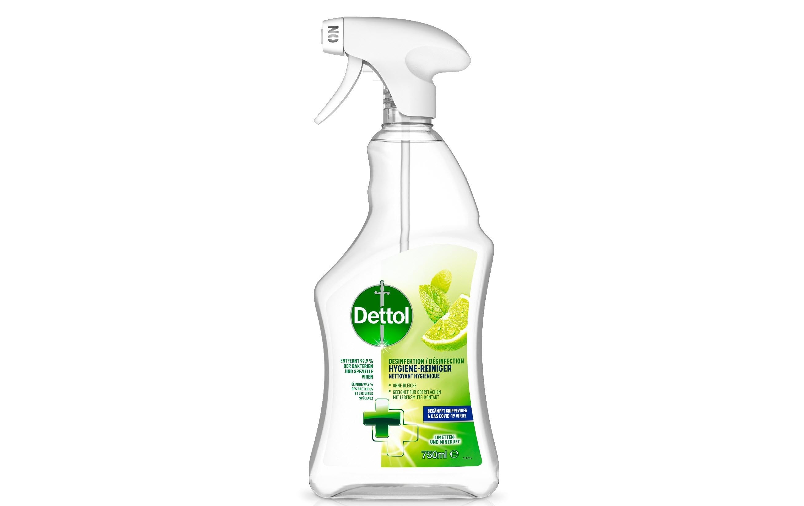 Dettol Desinfektion Hygiene-Reiniger Limetten- & Minze 750 ml