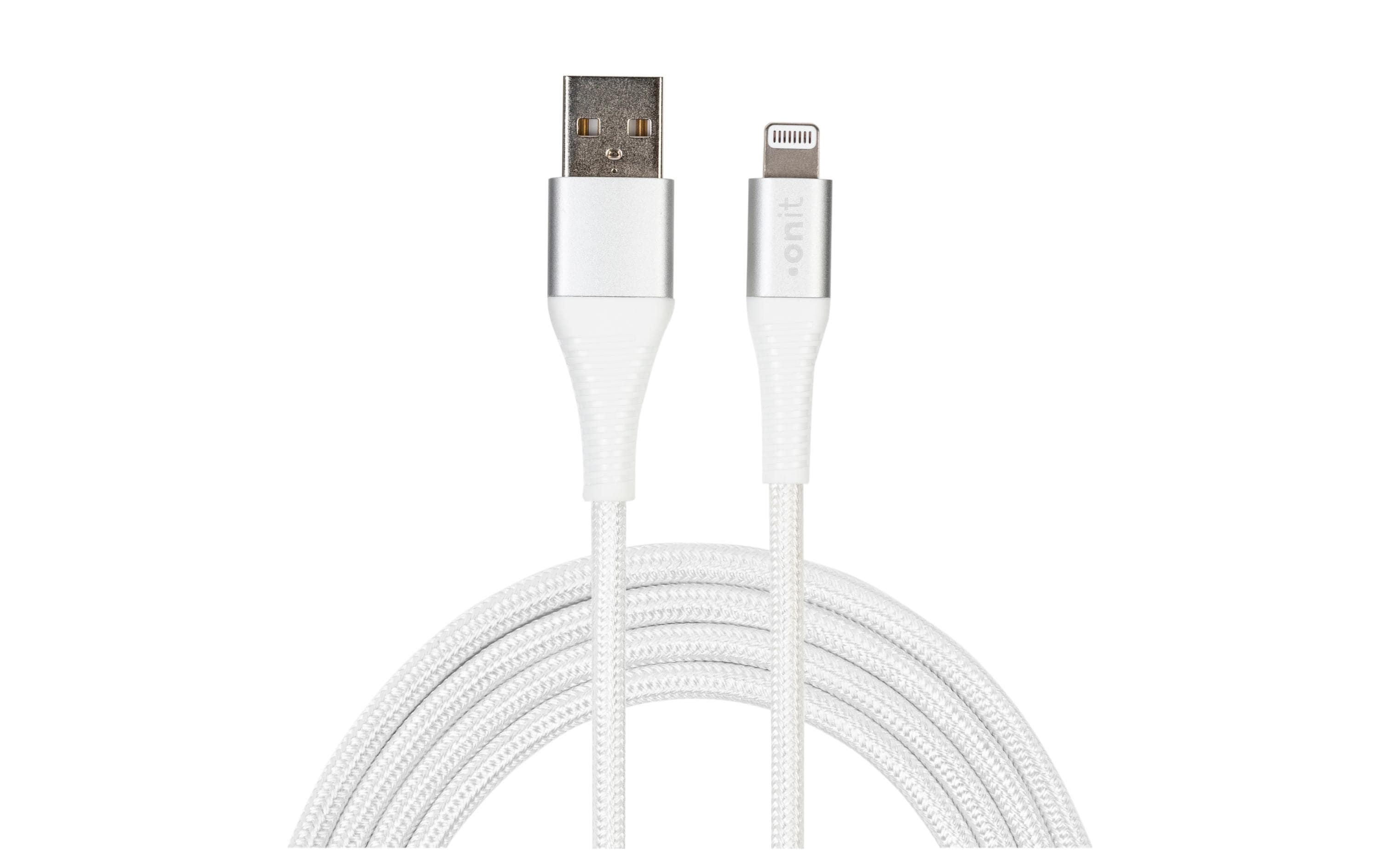 onit USB 2.0-Kabel MFi USB A - Lightning 2 m, Weiss