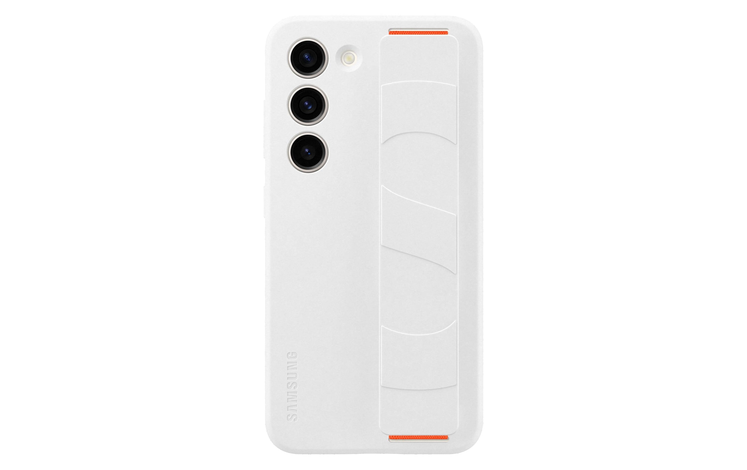 Samsung Back Cover Silicone Grip Galaxy S23 Weiss
