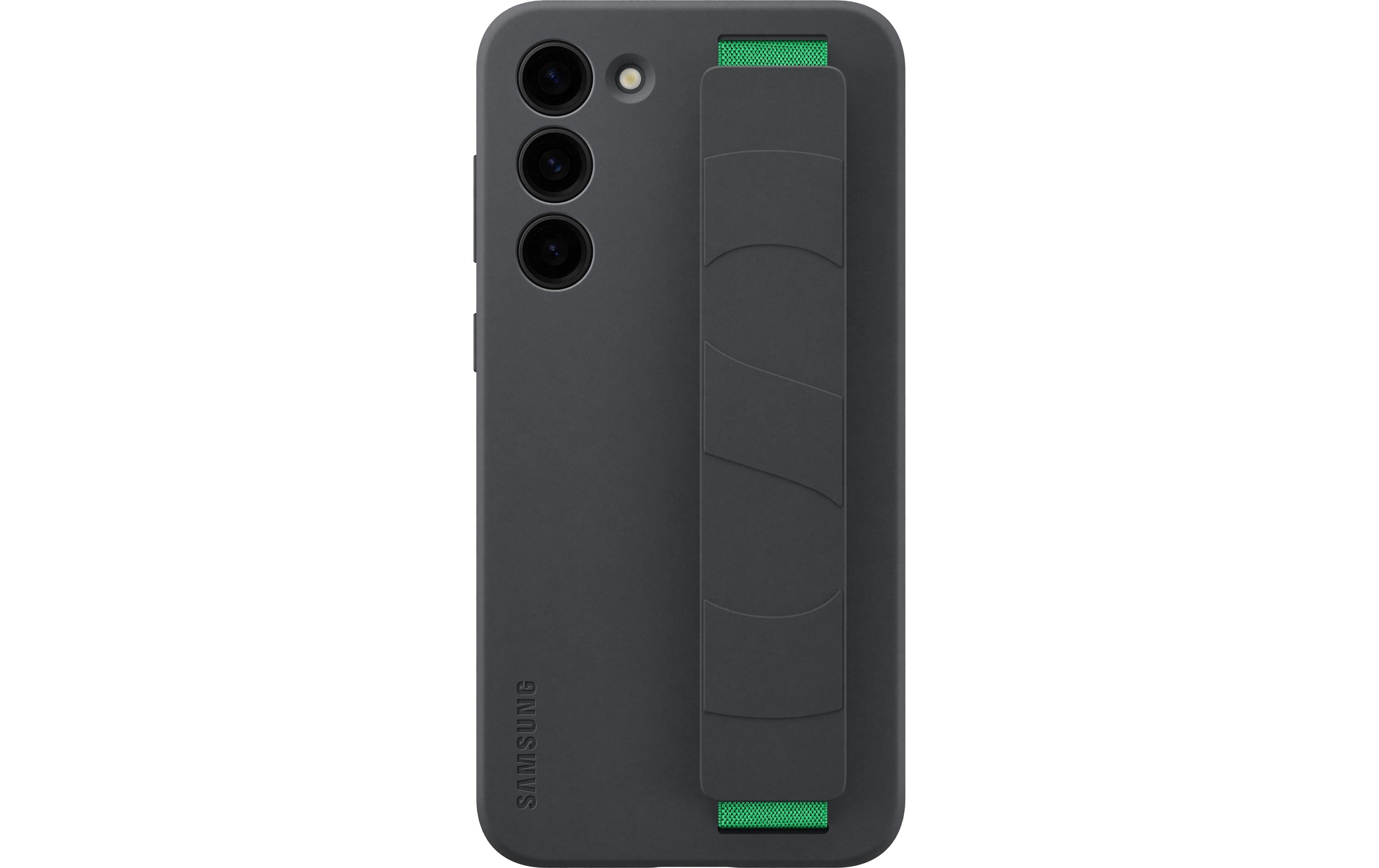 Samsung Back Cover Silicone Grip Galaxy S23+ Schwarz
