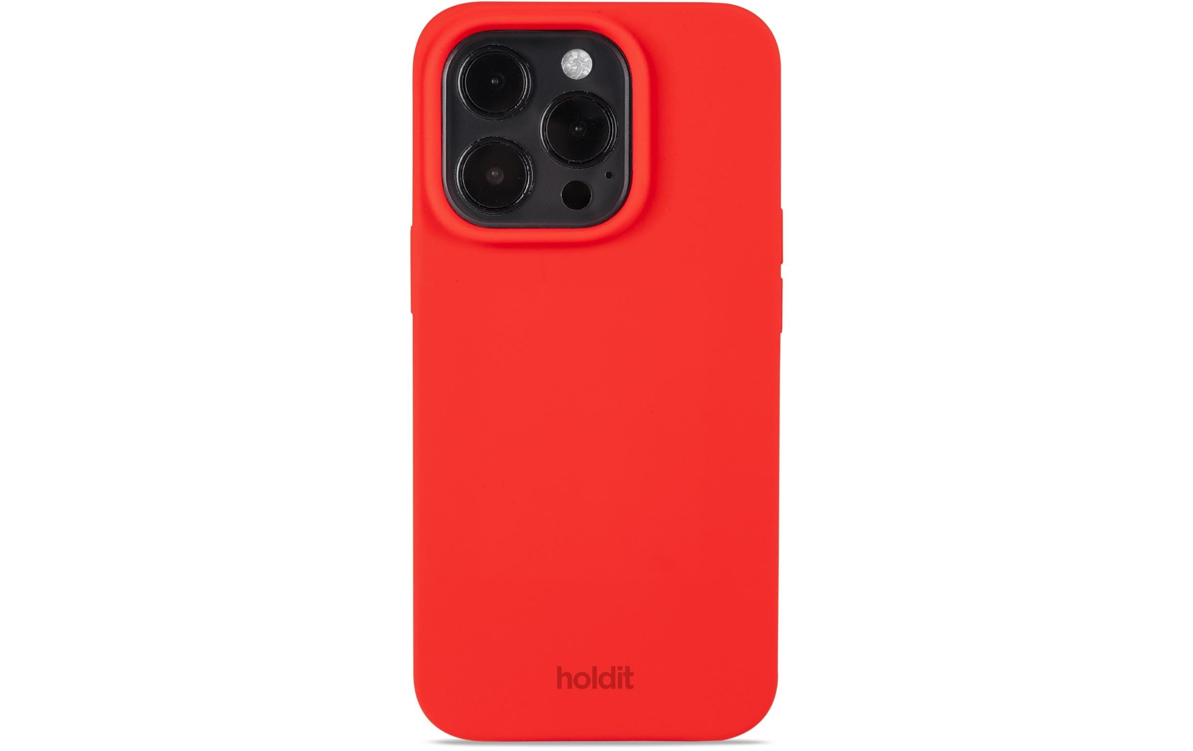 Holdit Back Cover Silicone iPhone 14 Pro Chili Red