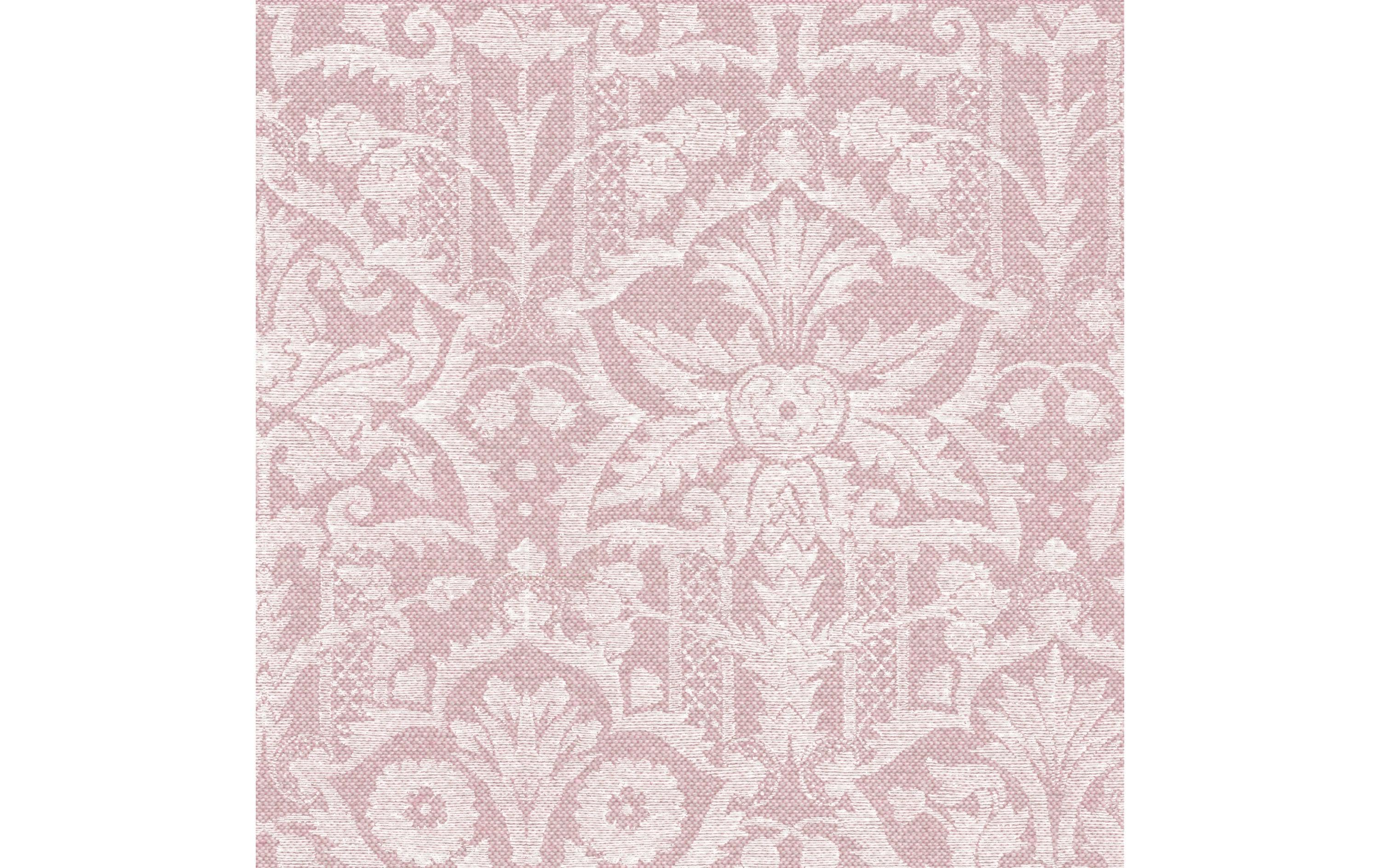 Braun + Company Papierservietten Jacquard Softrose, 40 cm x 40 cm, 20 Stück