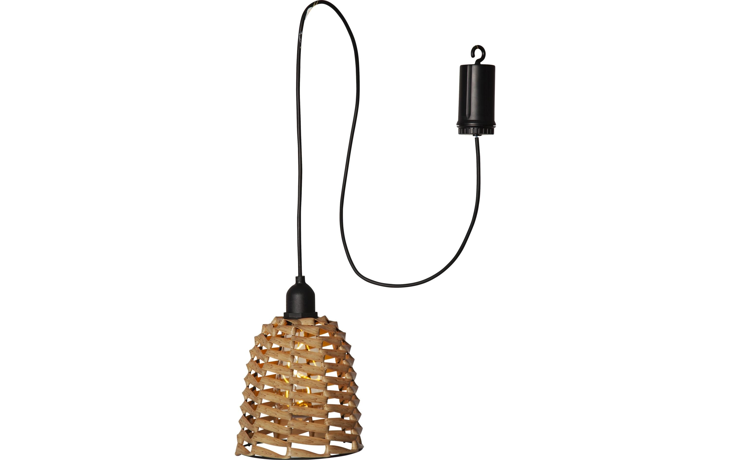 Star Trading Pendelleuchte Twine, Braun