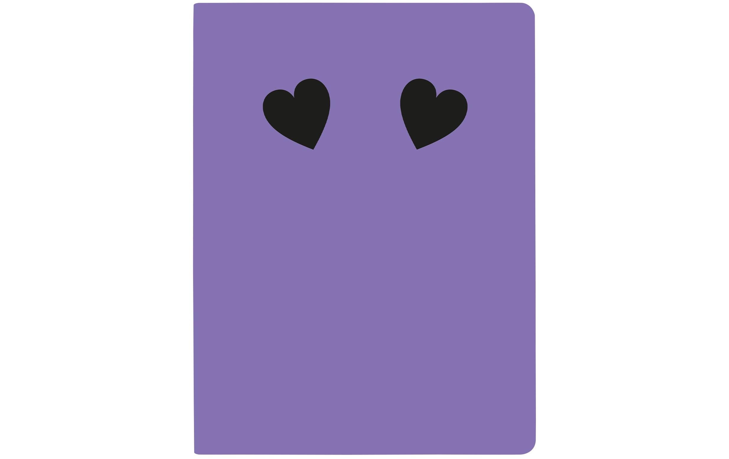Nuuna Notizbuch Give me your heart, 16.5 x 22 cm, Punktraster