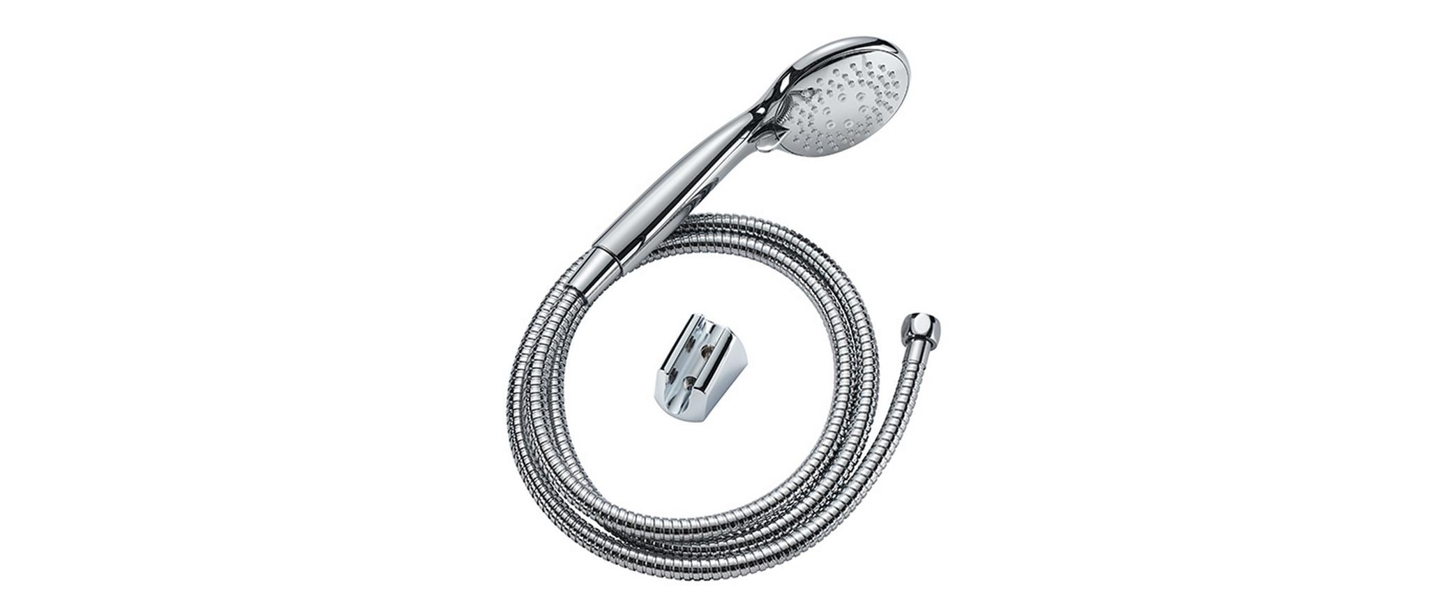 diaqua® Duschbrausen-Set Menorca, 150 cm, Verchromt