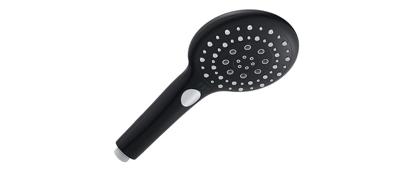 diaqua® Handbrause Dike PCR, 1/2, Schwarz matt