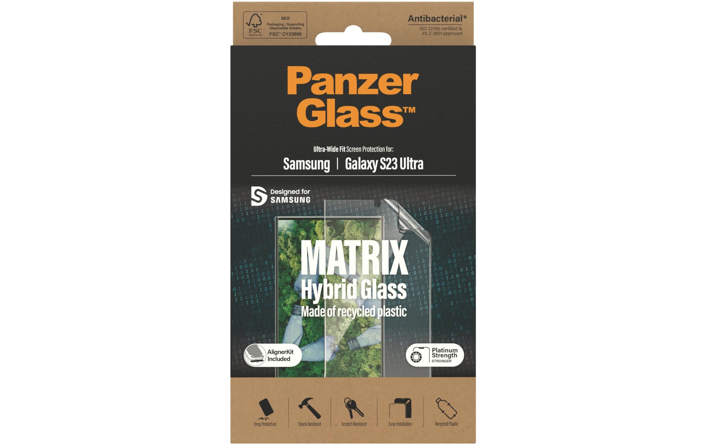 Panzerglass Displayschutz Ultra Wide Fit PET Galaxy S23 Ultra