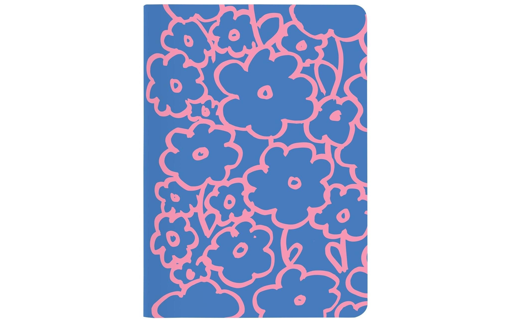 Nuuna Notizbuch Flower power, 10.8 x 15 cm, Punktraster