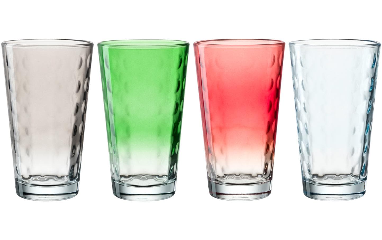 Leonardo Trinkbecher LD Optic XL 540 ml, 4 Stück, Assortiert
