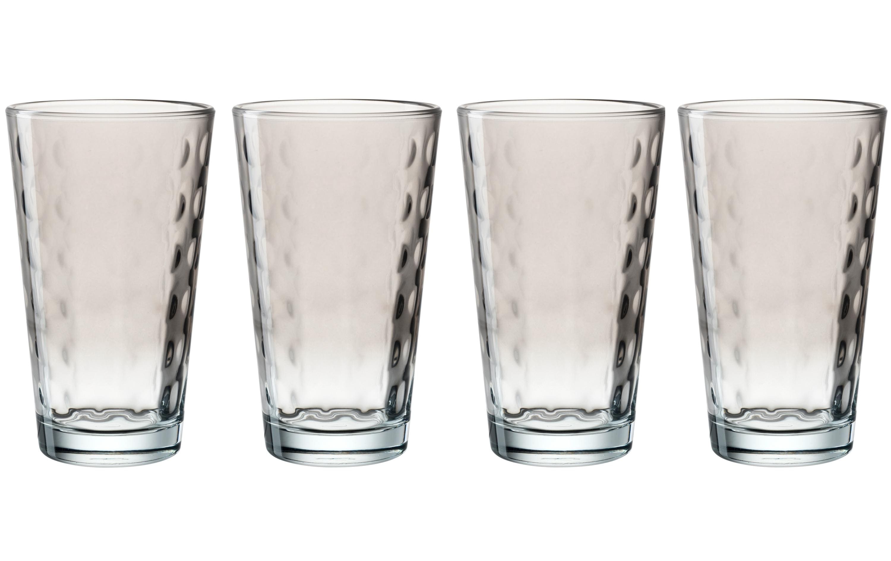 Leonardo Trinkbecher LD Optic XL 540 ml, 4 Stück, Grau