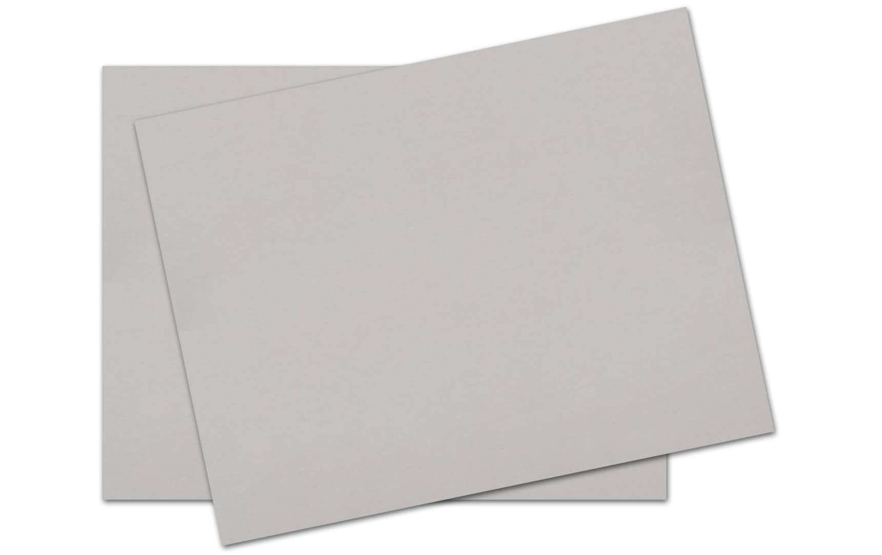 Papyrus Bastelkarton 110 x 80 cm, 1200 g/m²,  1 Stück, Grau