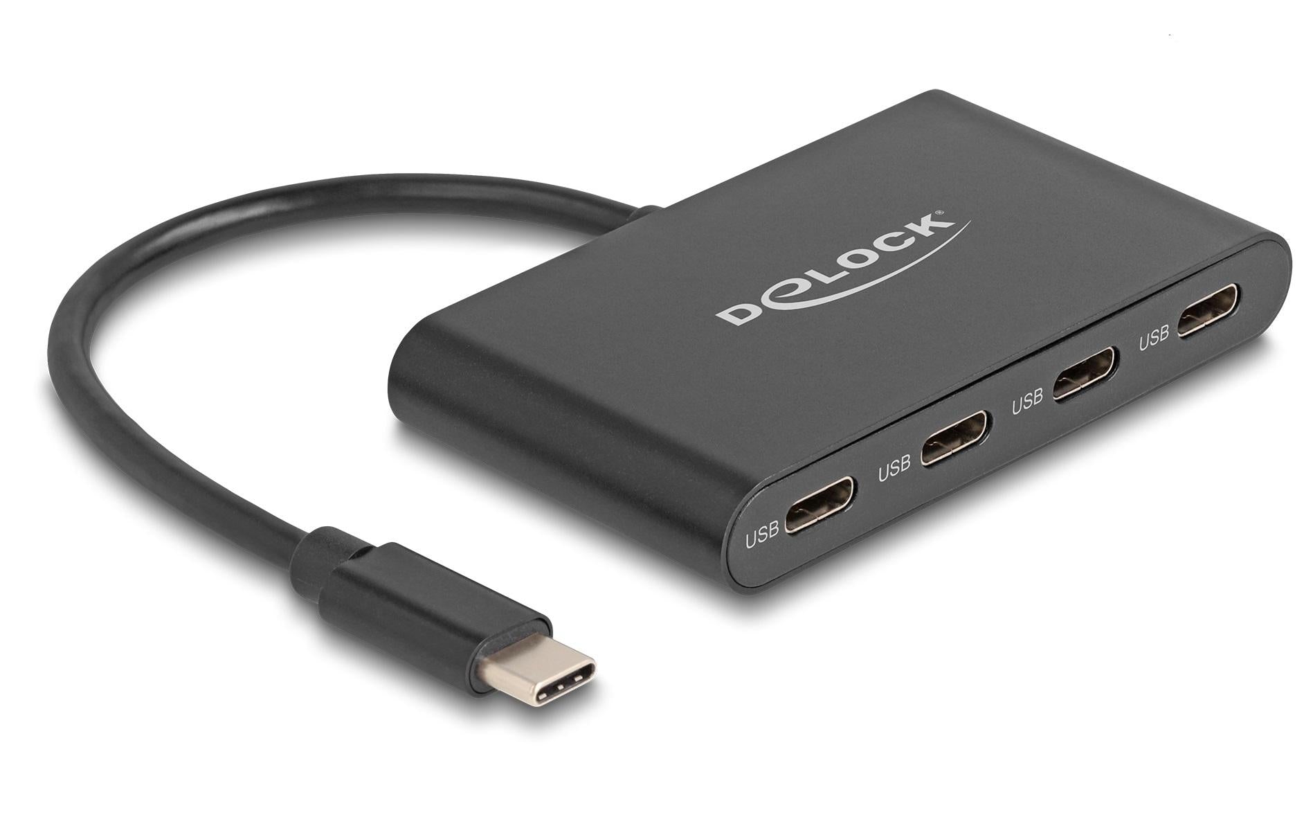 Delock USB-Hub 4 x USB 3.1 Typ-C