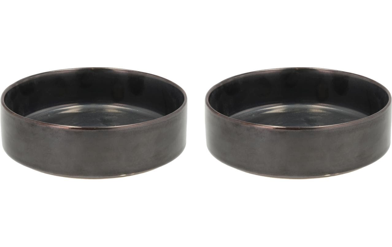 Villa Collection Schale Fjord 15 cm, 2 Stück, Schwarz