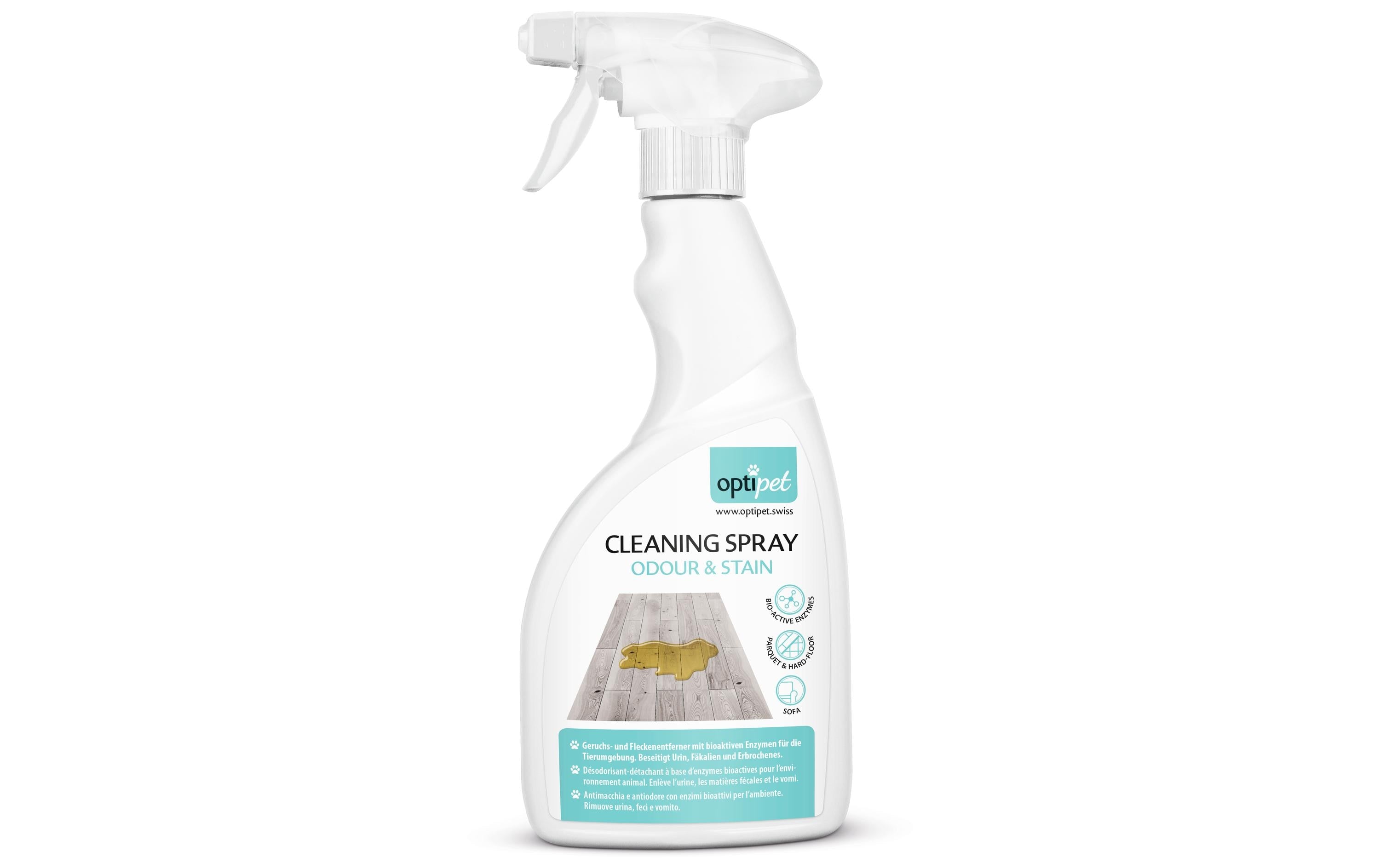 OptiPet Reinigungsmittel Odour & Stain, 500 ml