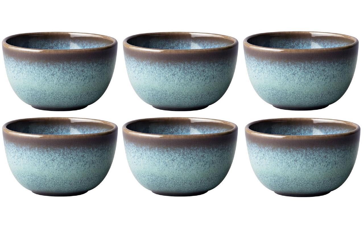 Villeroy & Boch Snackschale Lave 10 cm, 1 Stück, Hellblau/Türkis