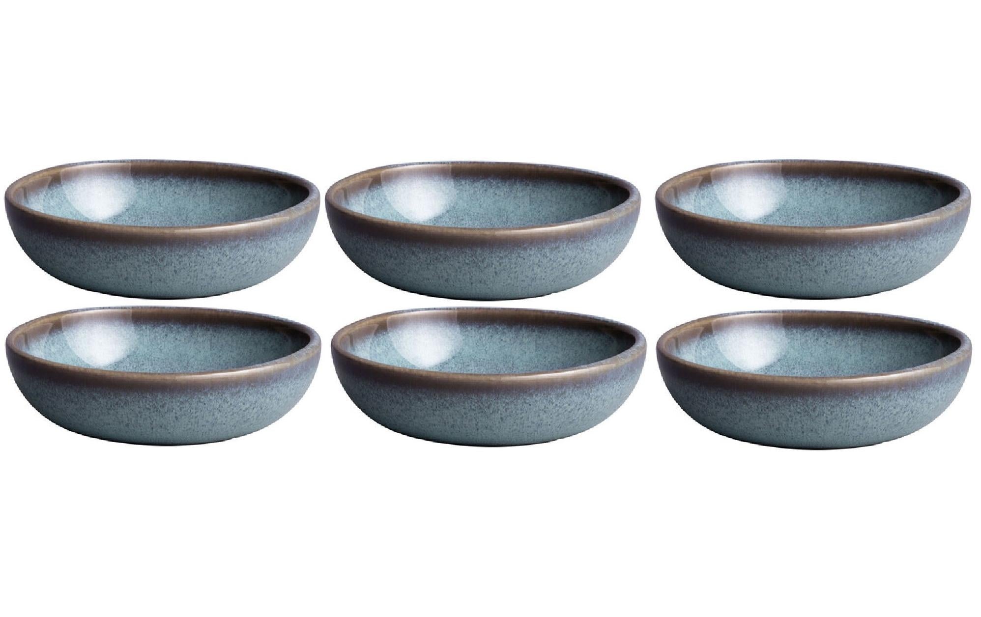 Villeroy & Boch Snackschale Lave 10,5 x 10 cm, 6 Stück, Hellblau