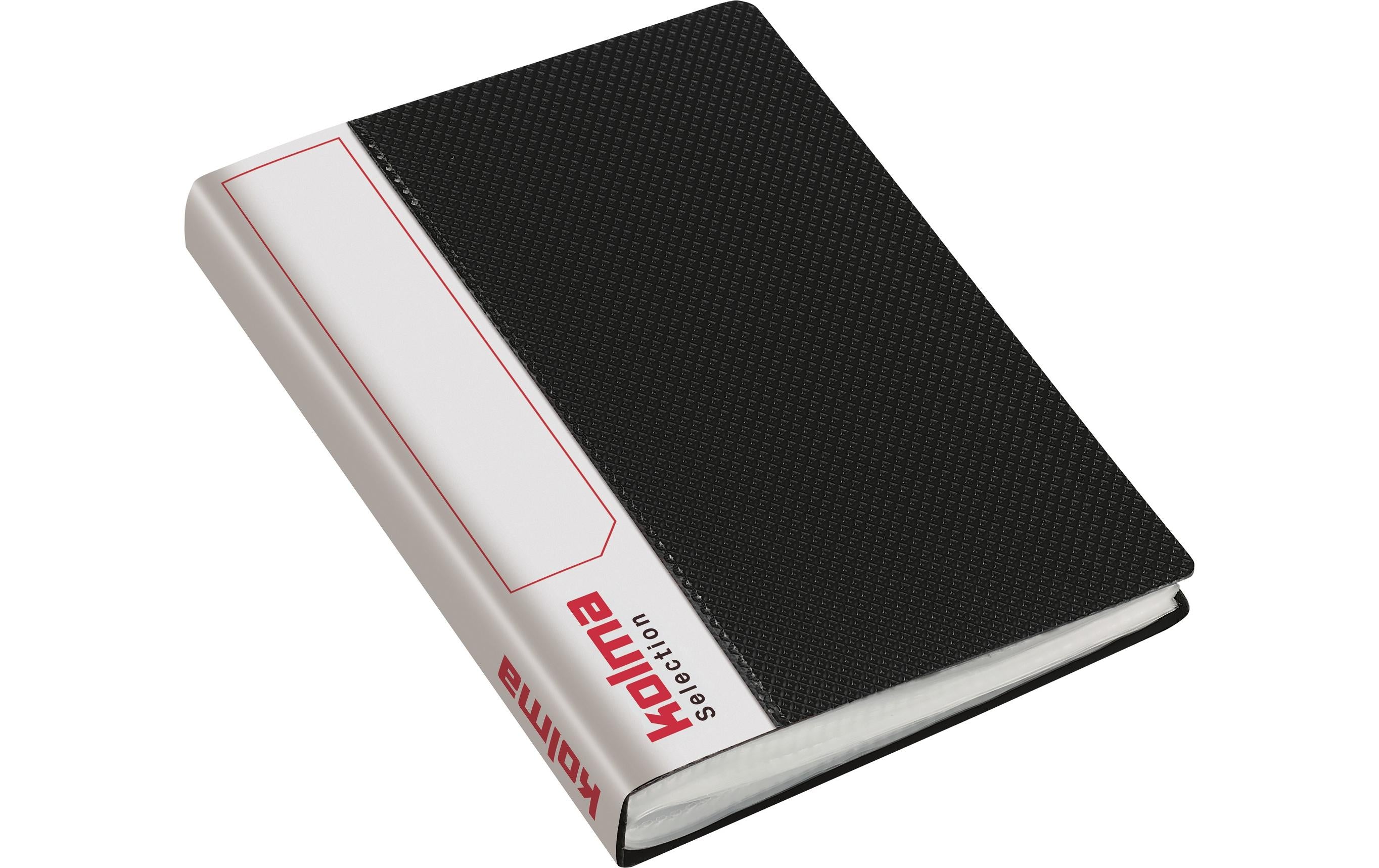 Kolma Sichtbuch Selection A6, 40 Taschen, Schwarz