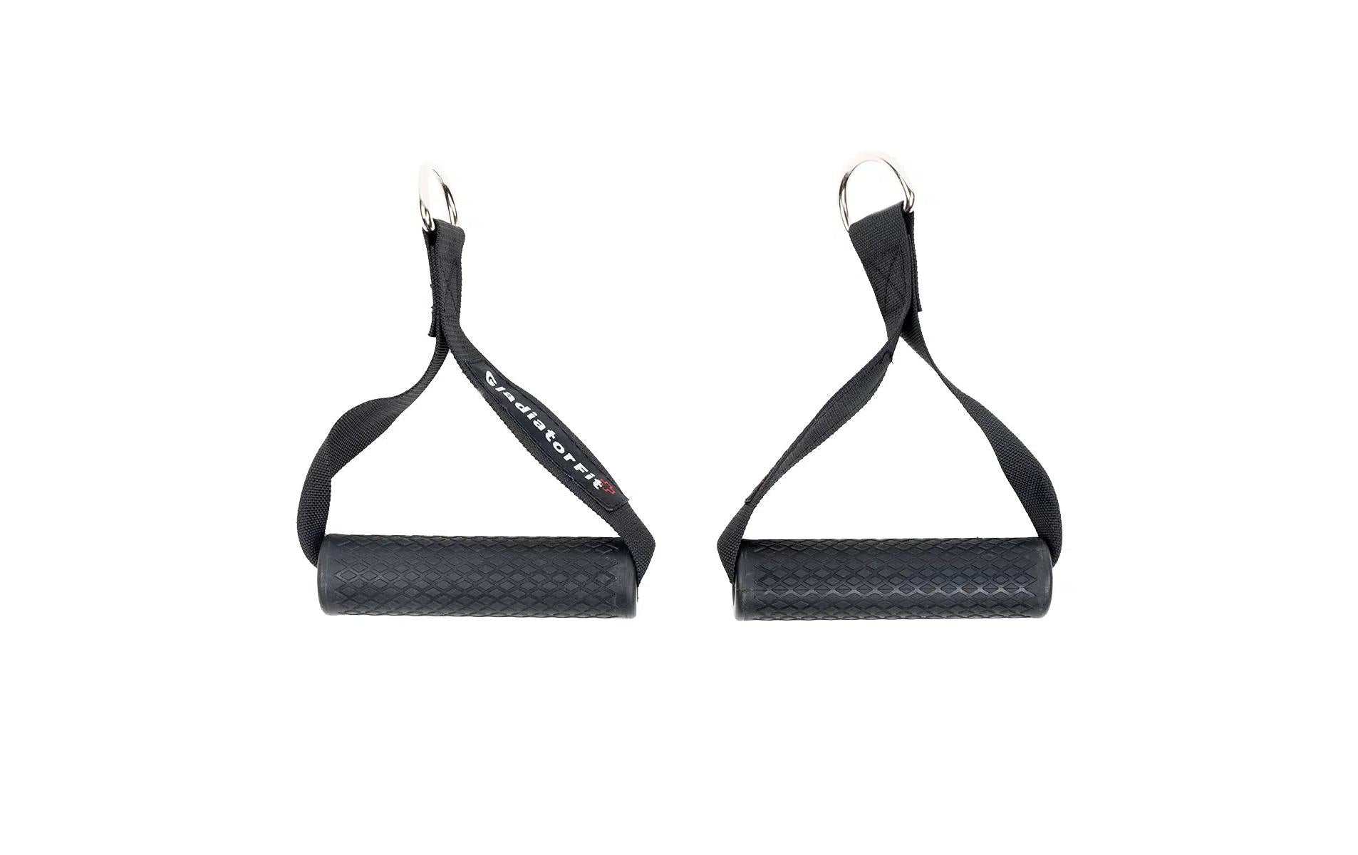 Gladiatorfit Gepolsterte Zuggriffe aus Gummi 2er-Pack