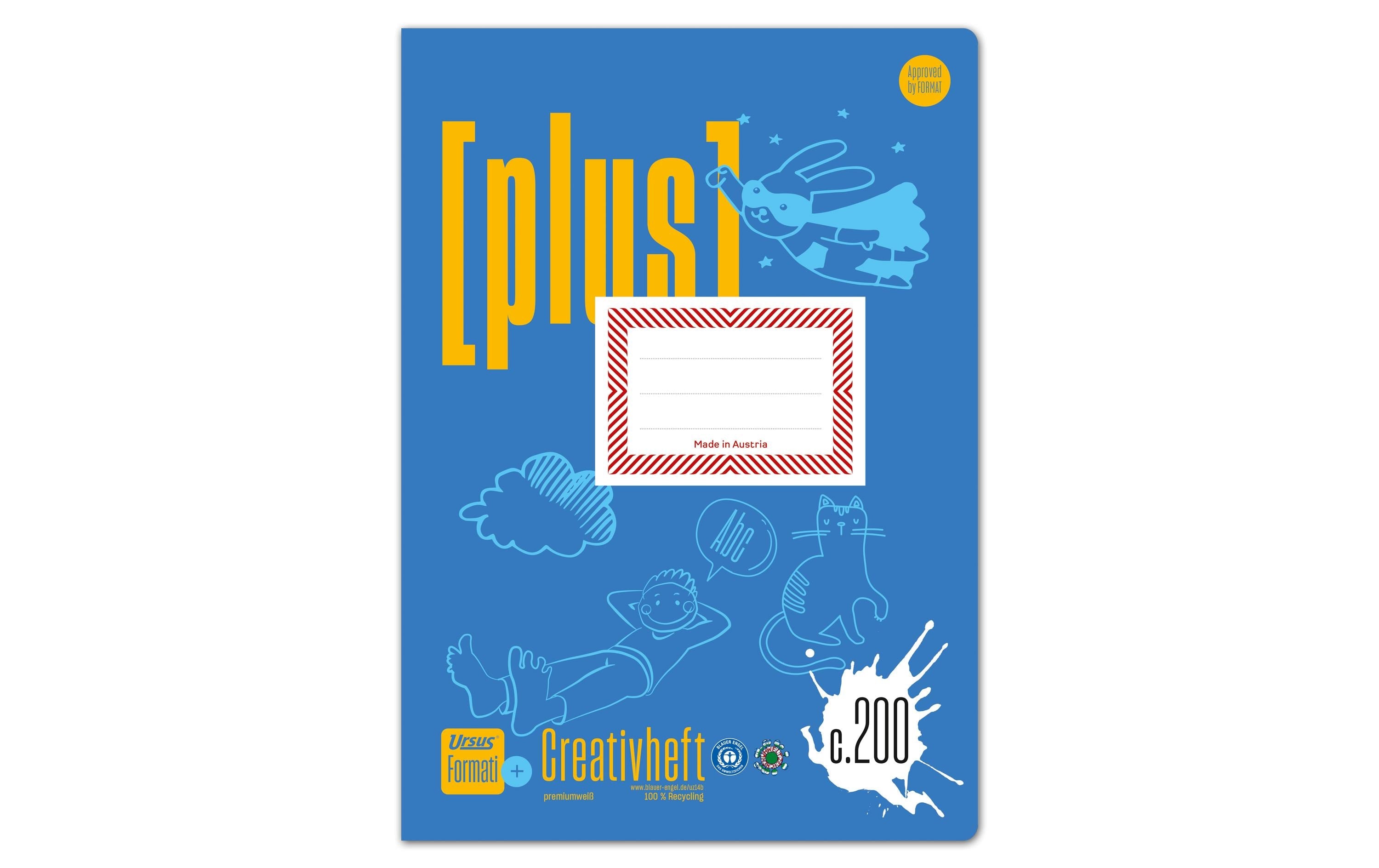 Formati Plus C.200, A4, Liniert, Gelb