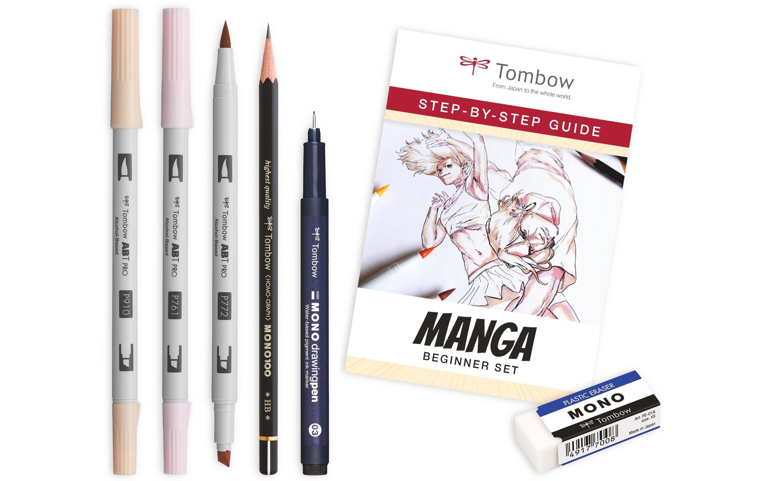 Tombow Schreibset Manga Beginner 6-teilig