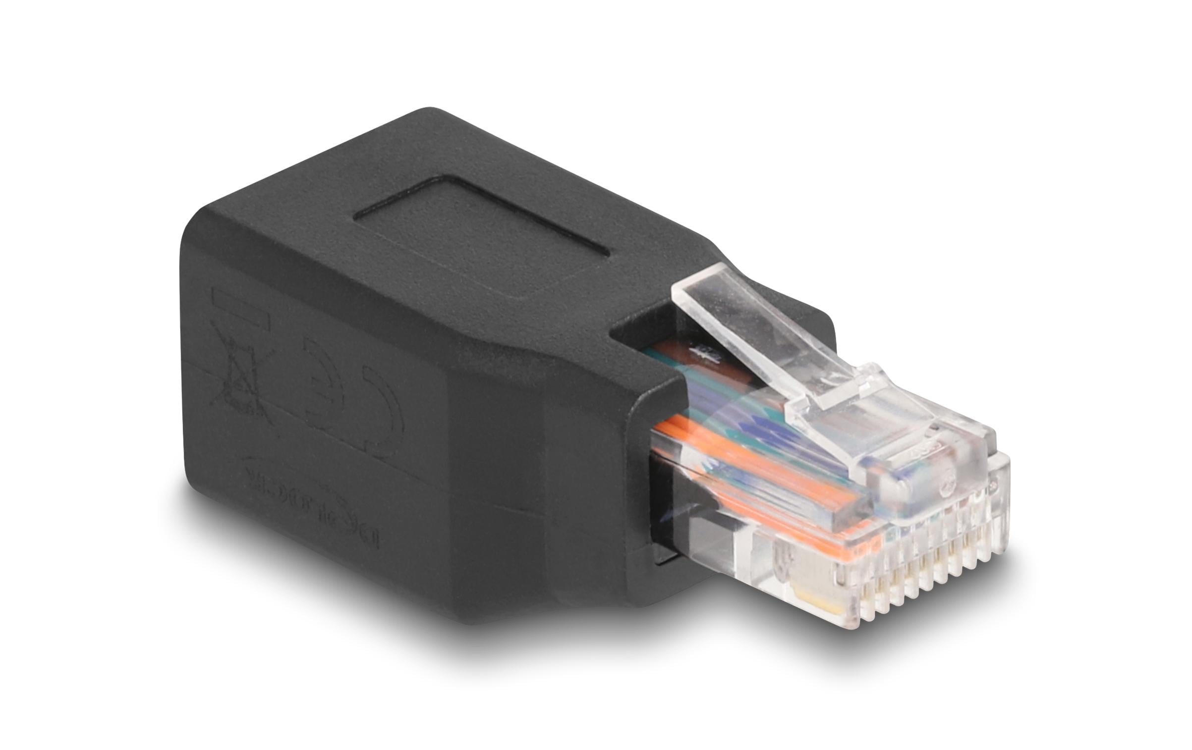 Delock Netzwerkadapter RJ45/RJ48/RJ50 Stecker/Buchse 1 Stück