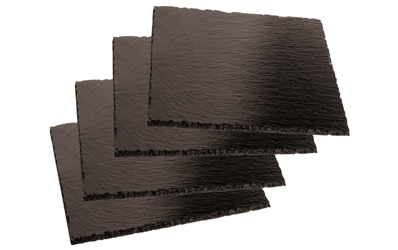 Paderno Servierplatte 4 Stück, Grau/Schwarz