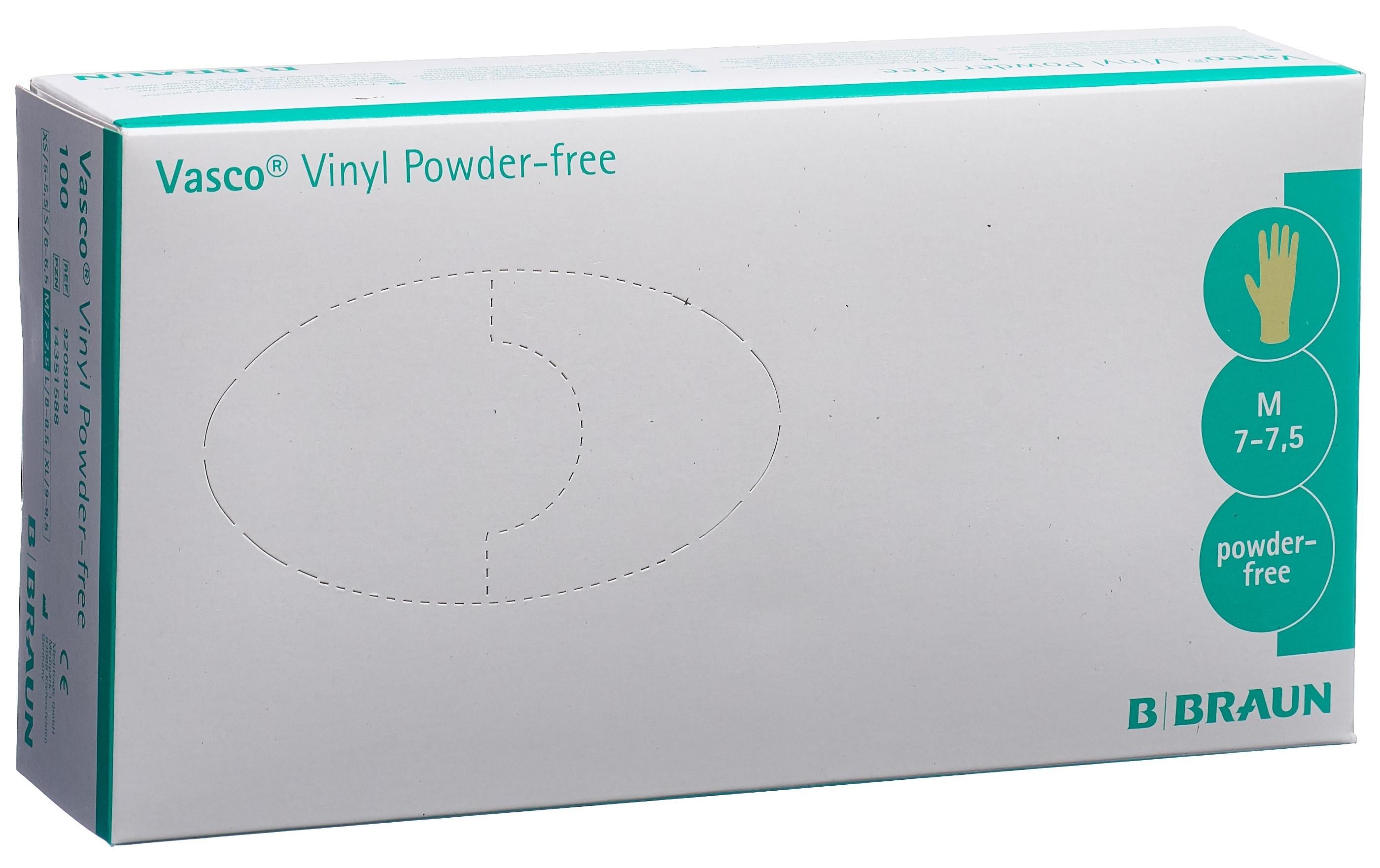 B. Braun Einweghandschuh Vasco Vinyl M 100 Stück