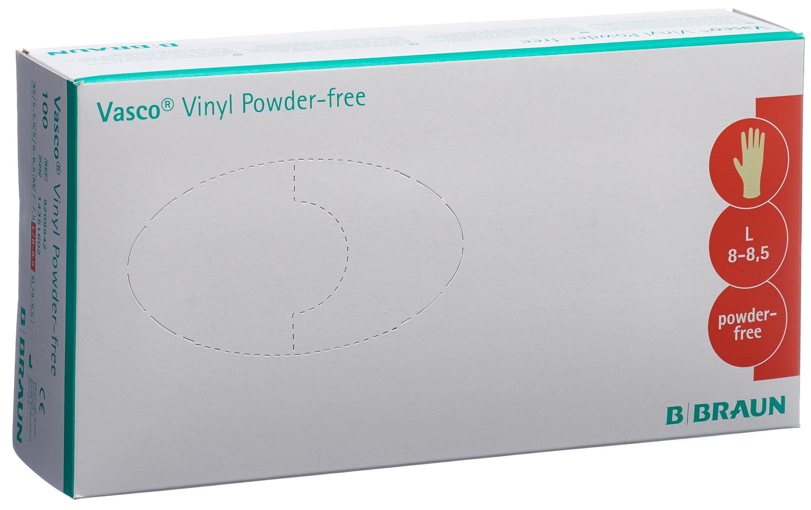 B. Braun Einweghandschuh Vasco Vinyl L 100 Stück