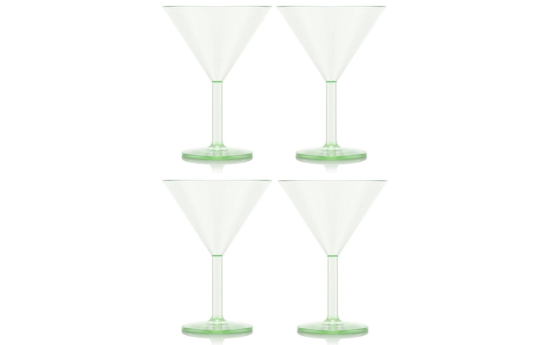 Bodum Outdoor-Martiniglas Oktett 180 ml, Grün, 4 Stück