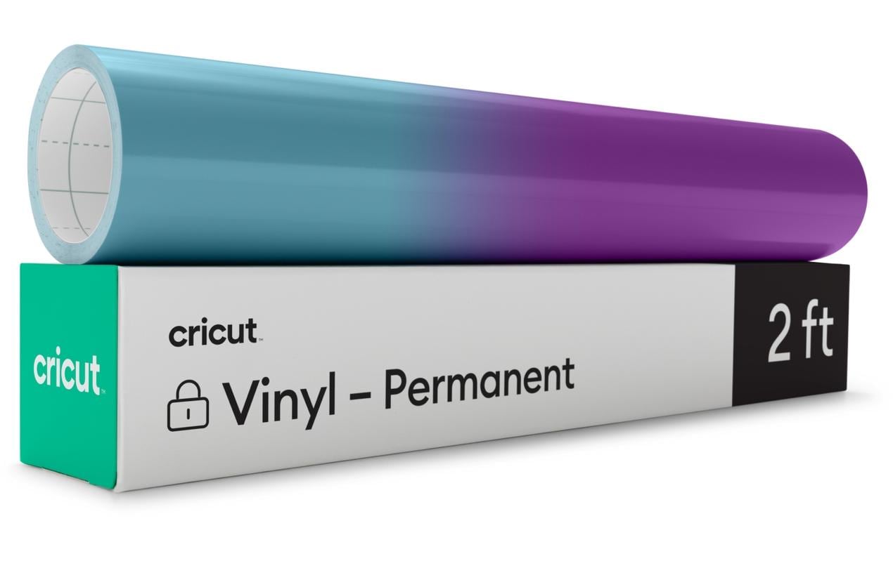 Cricut Vinylfolie Kälteaktiviert 30 x 60 cm, Türkis/Violett