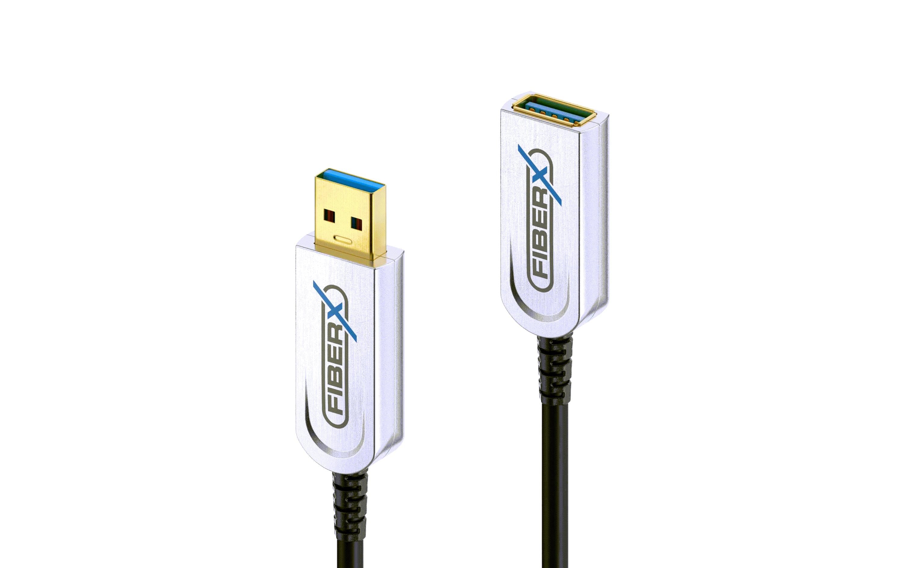 PureLink FiberX USB 3.1-Verlängerungskabel FX-I650 AOC USB A - USB A 10 m