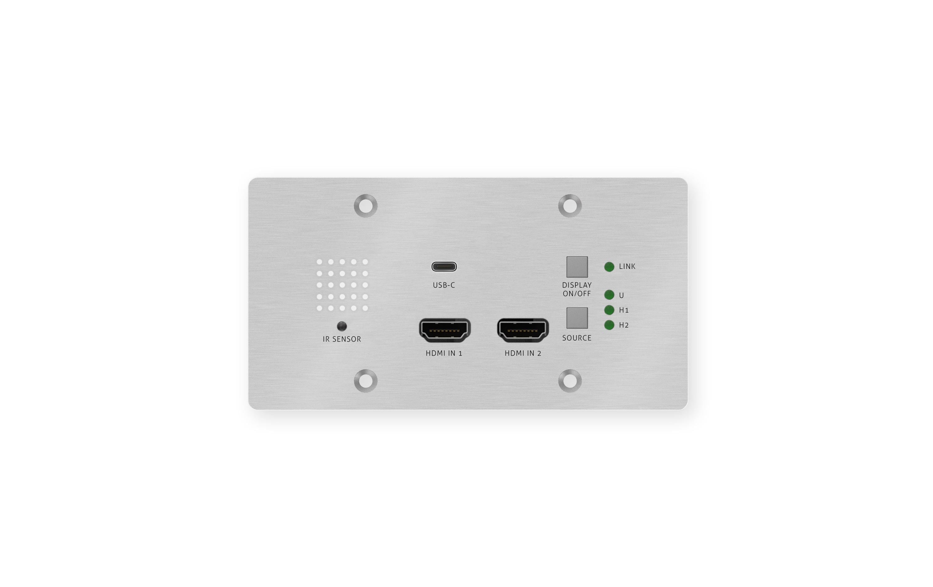 PureLink PureTools Transmitter HDBaseT Wandanschlussfeld PT-HDBT-703-TXWP-F