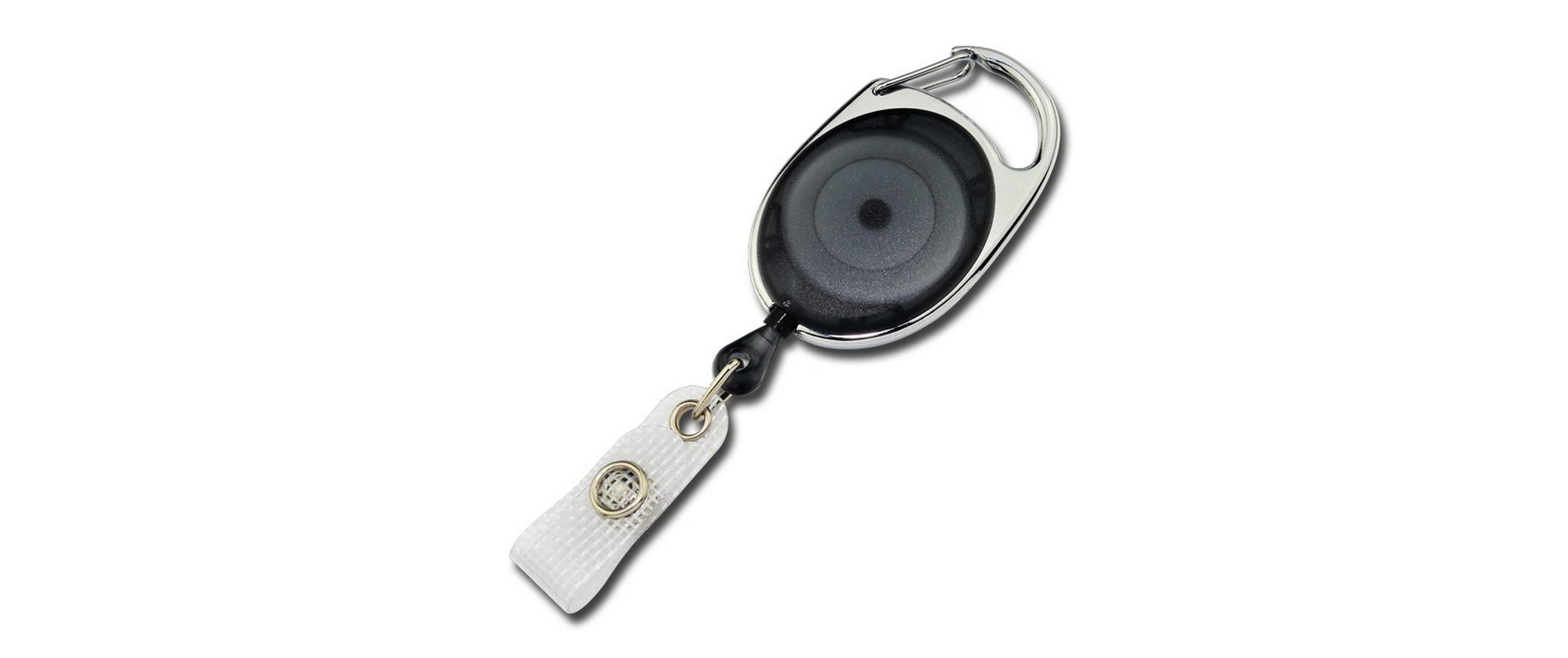 Diverse Ausweishalter Ovale Jojo 63 Schwarz, 10 Stück