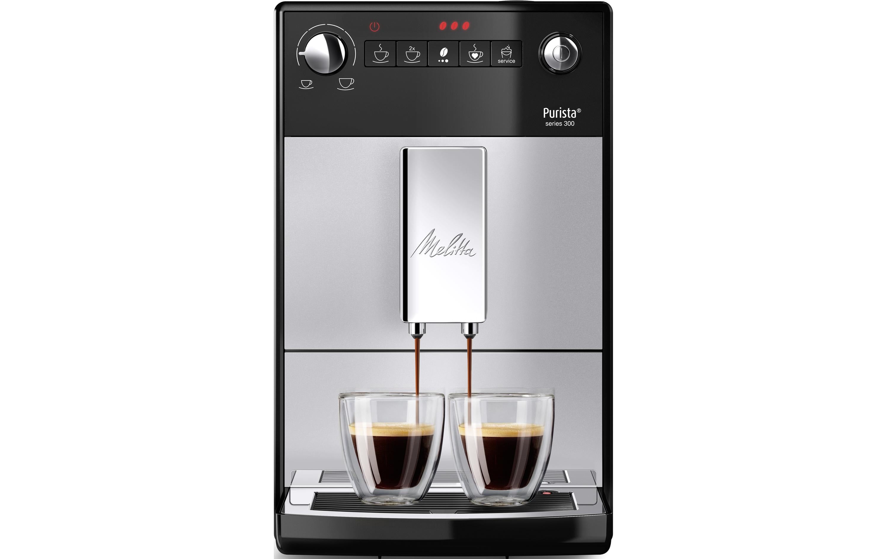 Melitta Kaffeevollautomat Purista Silber