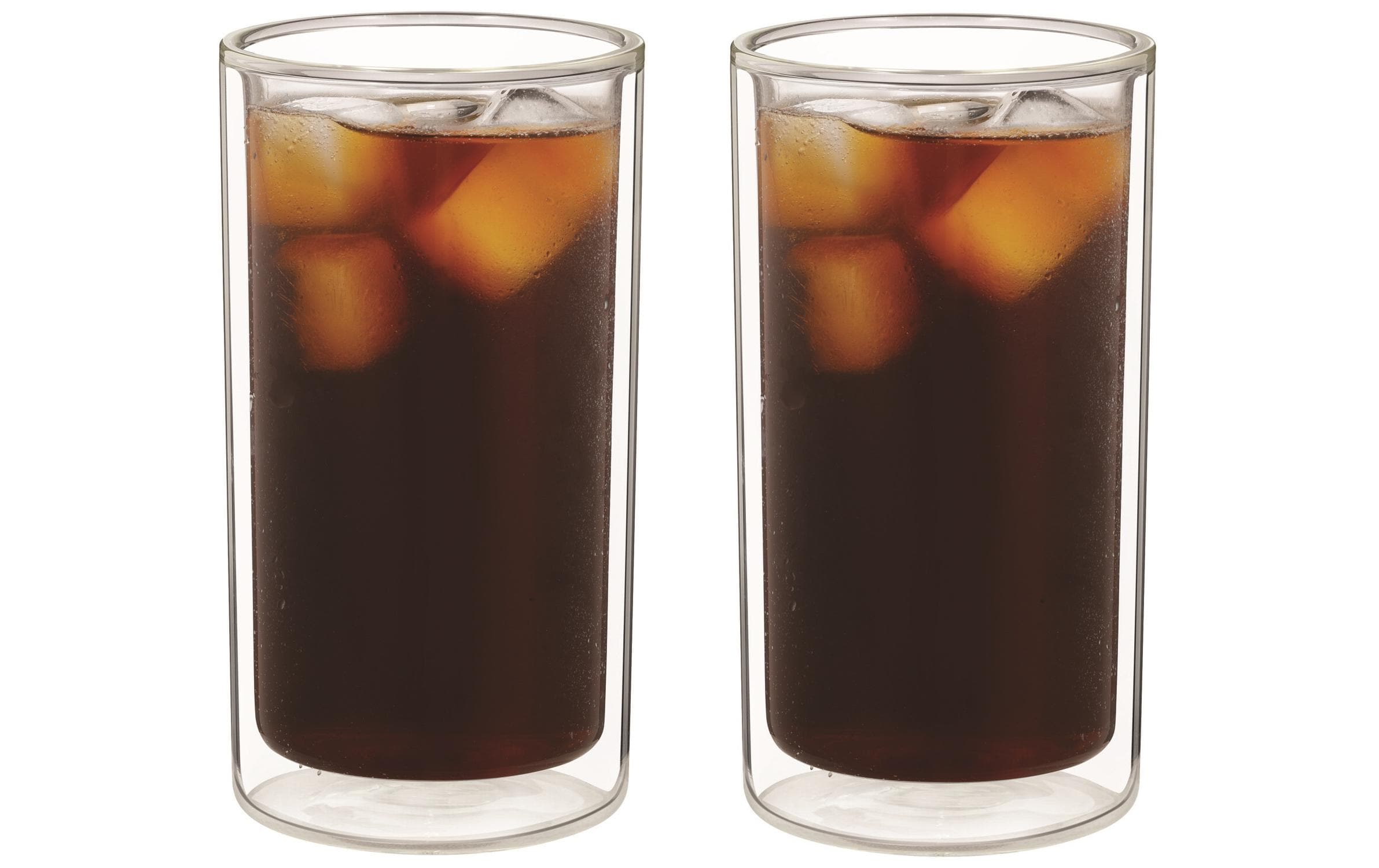 De'Longhi Kaffeebecher Cold Brew DLSC325 300 ml, 2 Stück, Transparent